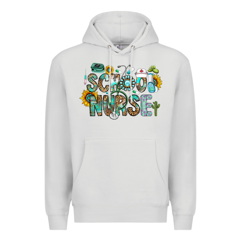 School Nurse Premium Hoodie by CowhideDigitalArt | Teevron