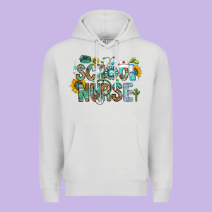 School Nurse Premium Hoodie Designed By Cowhidedigitalart