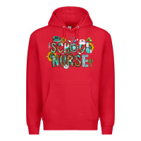 Red school nurse Premium Hoodie - CowhideDigitalArt