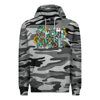 Slate Camo school nurse Premium Hoodie - CowhideDigitalArt