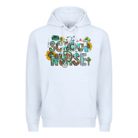 White school nurse Premium Hoodie - CowhideDigitalArt