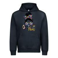 Navy autism mom Urban Hoodie - SublimationCraftShop