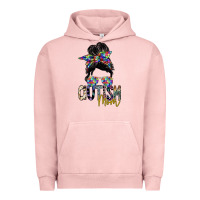 Pigment Salmon autism mom Urban Hoodie - SublimationCraftShop