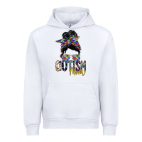 White autism mom Urban Hoodie - SublimationCraftShop