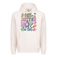 Pale Pink Little mister hops a lot Easter Premium Hoodie - Neo Western
