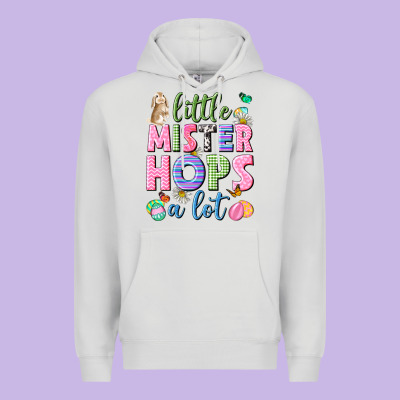 Little Mister Hops A Lot Easter Premium Hoodie Designed By Neo Western