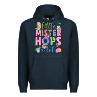 Navy Little mister hops a lot Easter Premium Hoodie - Neo Western