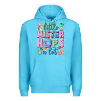 Ocean Blue Little mister hops a lot Easter Premium Hoodie - Neo Western