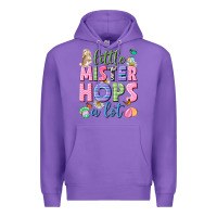 Purple Little mister hops a lot Easter Premium Hoodie - Neo Western