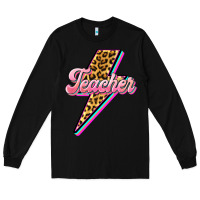 Black flash teacher Long Sleeve Tee - BarkalooDesign