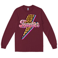 Burgundy flash teacher Long Sleeve Tee - BarkalooDesign