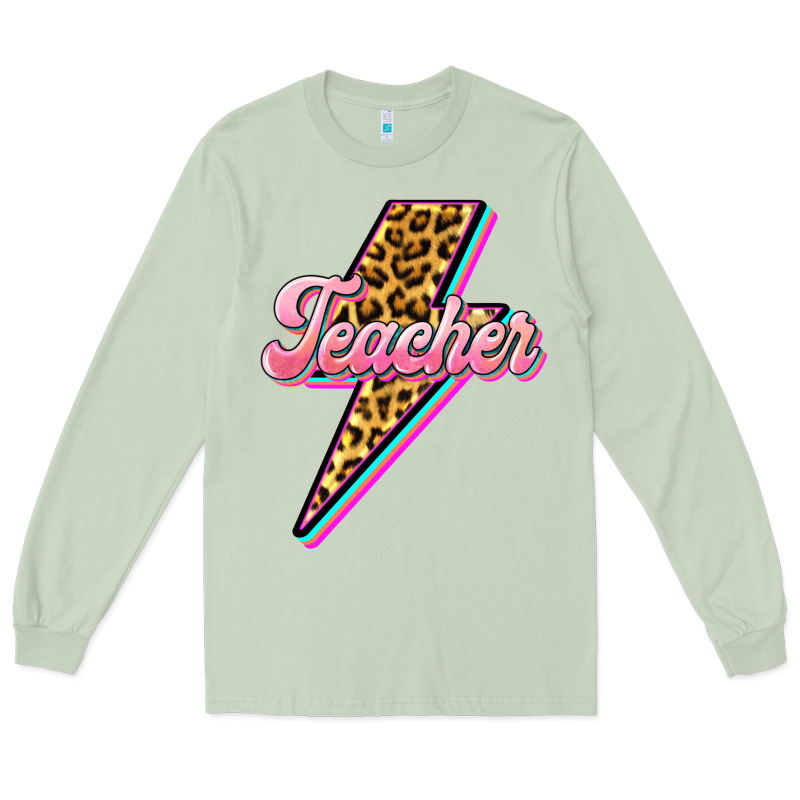 Flash Teacher Long Sleeve Tee by BarkalooDesign | Teevron