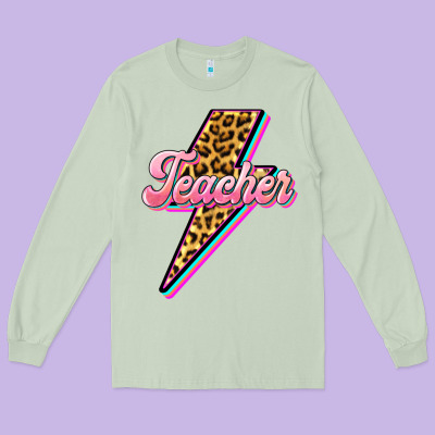 Flash Teacher Long Sleeve Tee Designed By Barkaloodesign