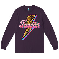 Plum flash teacher Long Sleeve Tee - BarkalooDesign