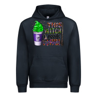 Navy this witch needs coffee Urban Hoodie - CowhideDigitalArt