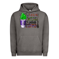 Pigment Tornado this witch needs coffee Urban Hoodie - CowhideDigitalArt