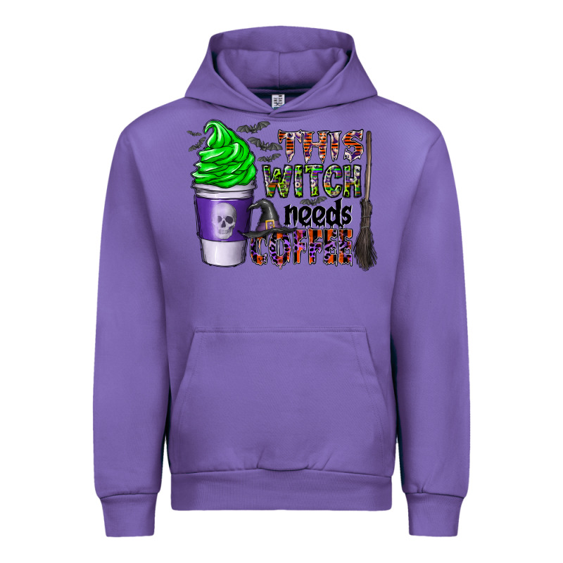 This Witch Needs Coffee Urban Hoodie by CowhideDigitalArt | Teevron