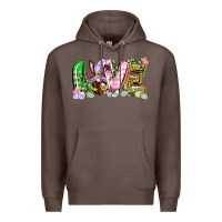 Coffee Love Easter gnome Easter Day Premium Hoodie - CowGirlArtShop