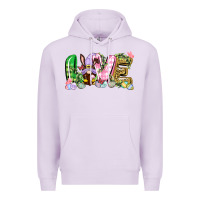 Lilac Love Easter gnome Easter Day Premium Hoodie - CowGirlArtShop