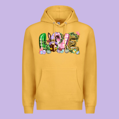 Love Easter Gnome Easter Day Premium Hoodie Designed By Cowgirlartshop