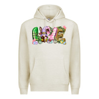 Oatmeal Heather Love Easter gnome Easter Day Premium Hoodie - CowGirlArtShop