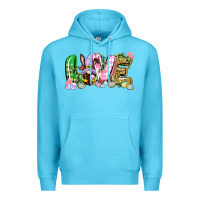 Ocean Blue Love Easter gnome Easter Day Premium Hoodie - CowGirlArtShop