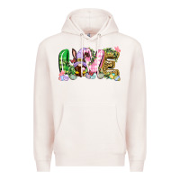 Pale Pink Love Easter gnome Easter Day Premium Hoodie - CowGirlArtShop