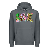 Rock Love Easter gnome Easter Day Premium Hoodie - CowGirlArtShop