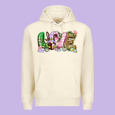 Love Easter Gnome Easter Day Premium Hoodie Designed By Cowgirlartshop