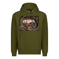 Army Green desert darlin Premium Hoodie - SublimationCraftShop