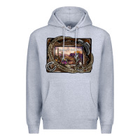 Heather Grey desert darlin Premium Hoodie - SublimationCraftShop