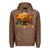 Chestnut western gnomies Premium Hoodie - FaDigitalArtStudio