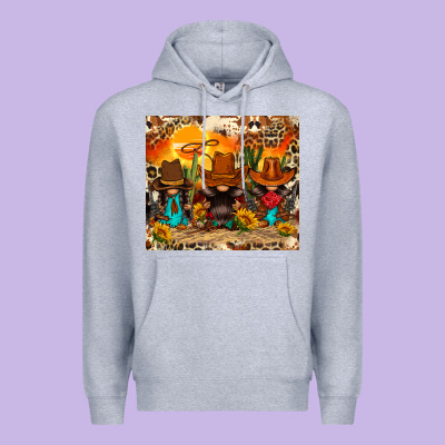 Western Gnomies Premium Hoodie Designed By Fadigitalartstudio