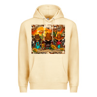 Pina Colada western gnomies Premium Hoodie - FaDigitalArtStudio
