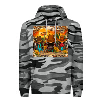 Slate Camo western gnomies Premium Hoodie - FaDigitalArtStudio