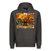 Smoke western gnomies Premium Hoodie - FaDigitalArtStudio
