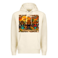 Tofu western gnomies Premium Hoodie - FaDigitalArtStudio
