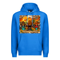 True Royal western gnomies Premium Hoodie - FaDigitalArtStudio