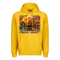 Lemon western gnomies Premium Hoodie - FaDigitalArtStudio