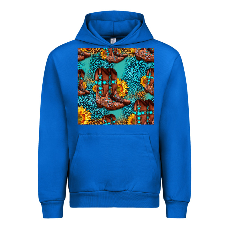 Western Boots Seamless Pattern Urban Hoodie by HRA Design Shop | Teevron