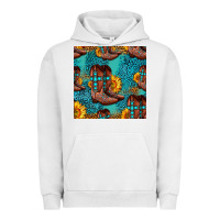 Pigment Lunar Rock western boots seamless pattern Urban Hoodie - HRA Design Shop