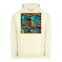 Pigment Pistachio western boots seamless pattern Urban Hoodie - HRA Design Shop
