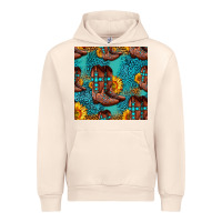 Sandshell western boots seamless pattern Urban Hoodie - HRA Design Shop