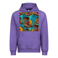 Tulip western boots seamless pattern Urban Hoodie - HRA Design Shop