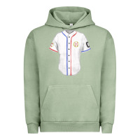 Pigment Oil Green softball uniform fa element Urban Hoodie - FaDigitalArtStudio
