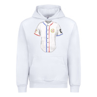 White softball uniform fa element Urban Hoodie - FaDigitalArtStudio