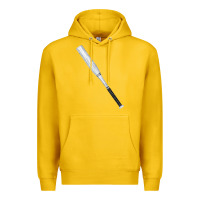 Lemon white wooden softball bat Premium Hoodie - FaDigitalArtStudio