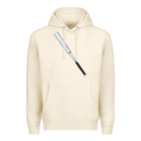 Tofu white wooden softball bat Premium Hoodie - FaDigitalArtStudio