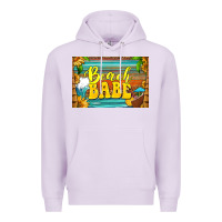 Lilac beach babe skinny metal can holder Premium Hoodie - HRA Design Shop