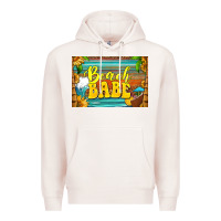Pale Pink beach babe skinny metal can holder Premium Hoodie - HRA Design Shop